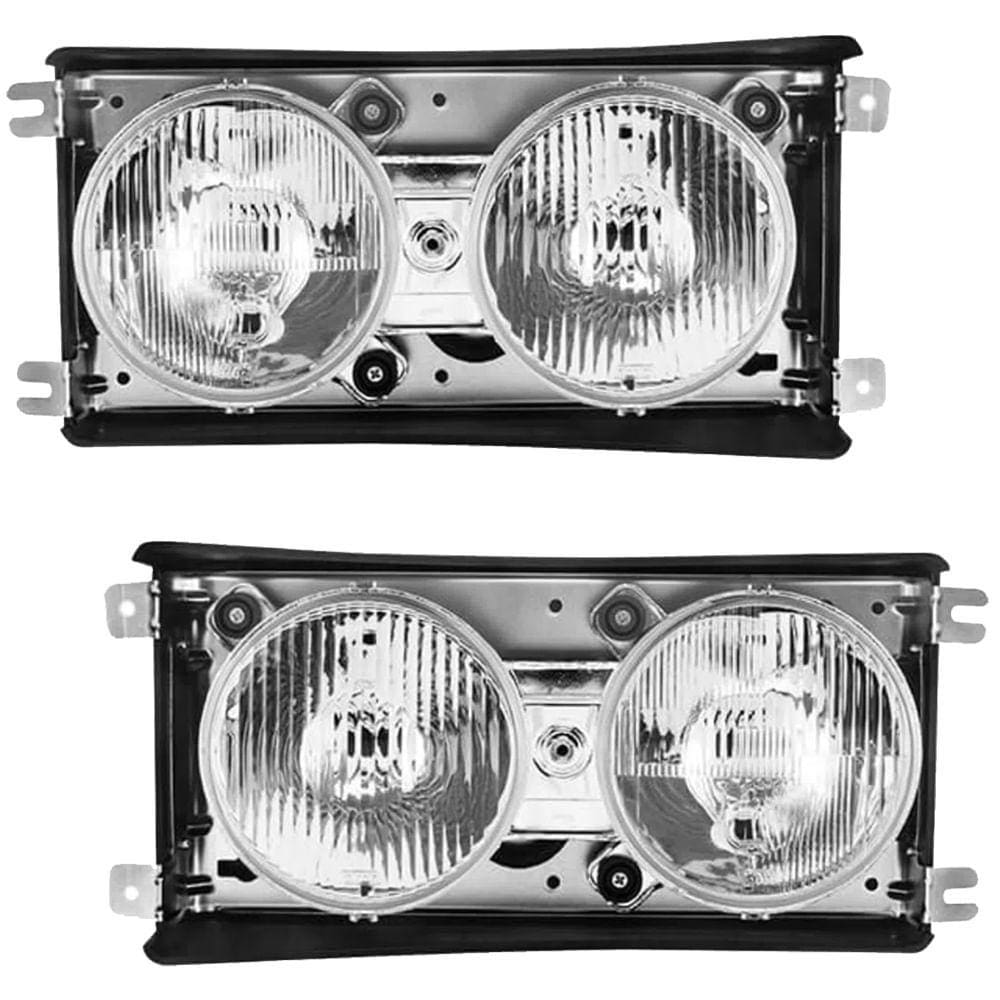 Par Farol Duplo Mercedes 914 915 1618 1720 Com Suporte Orgus