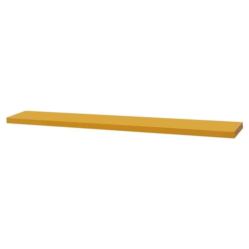 Prateleira 60 x 20cm Amarela Suporte Invisível