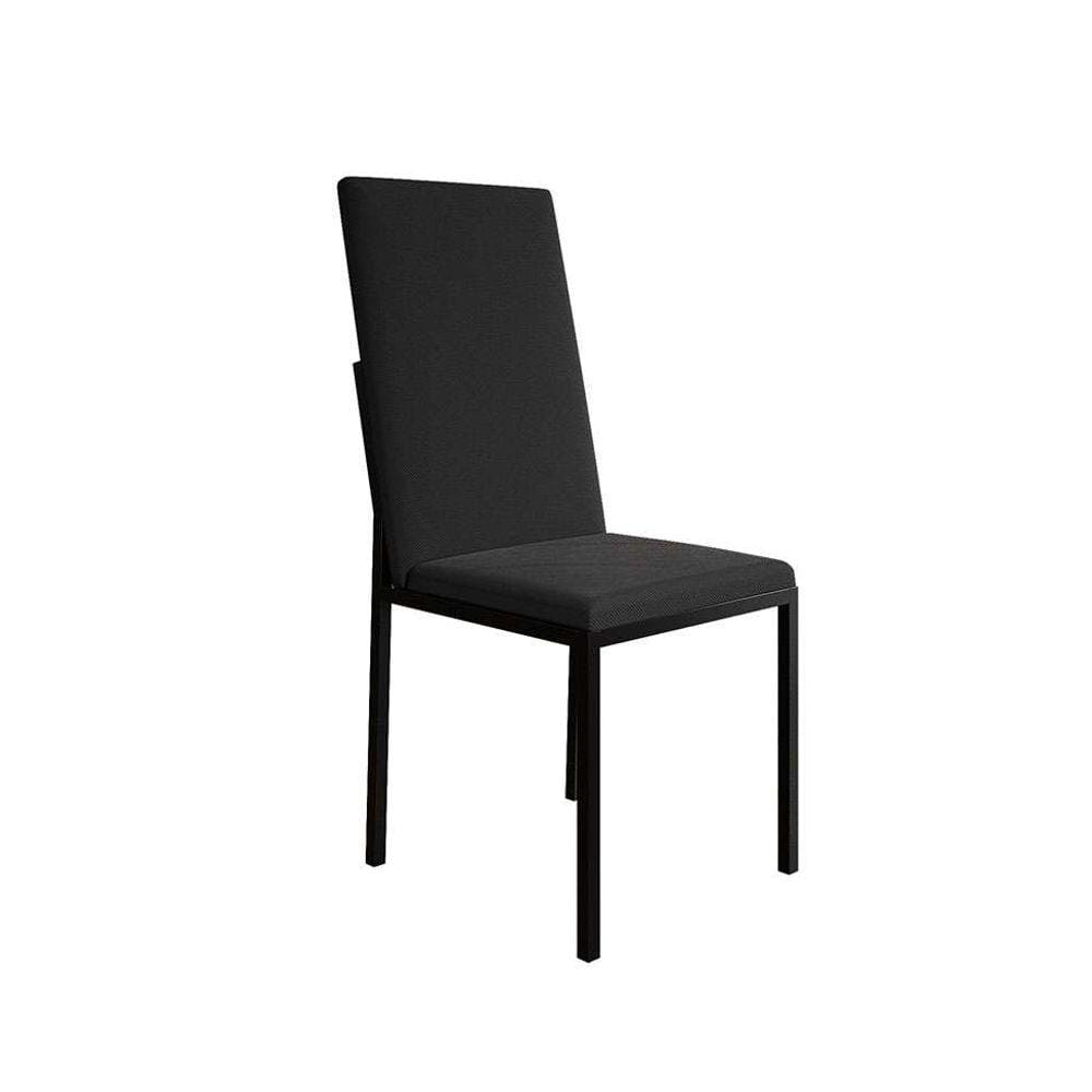cadeira mônaco premium veludo preta