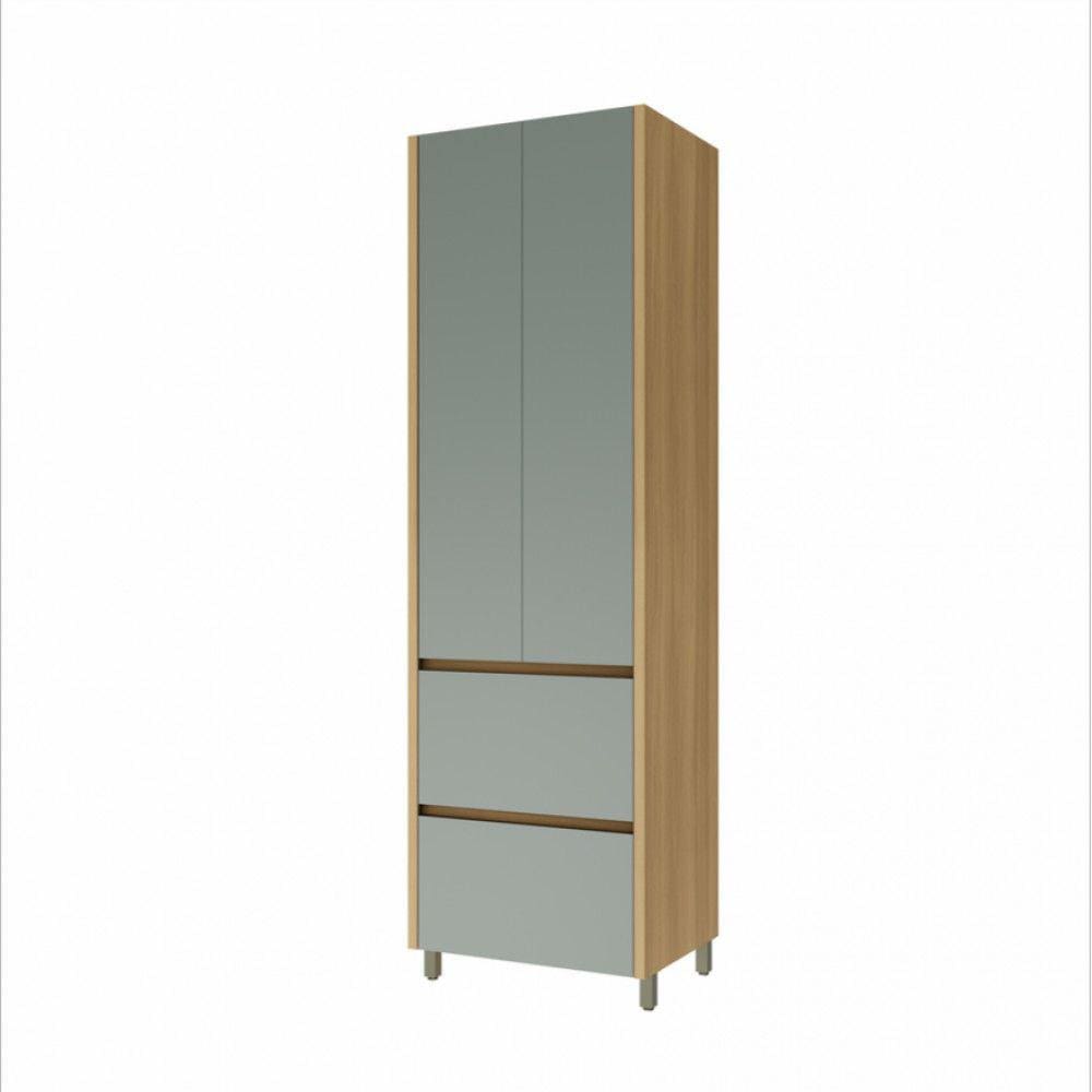 Paneleiro 2 Portas 2 Gavetas Nesher Rainha 70cm 100 Mdf