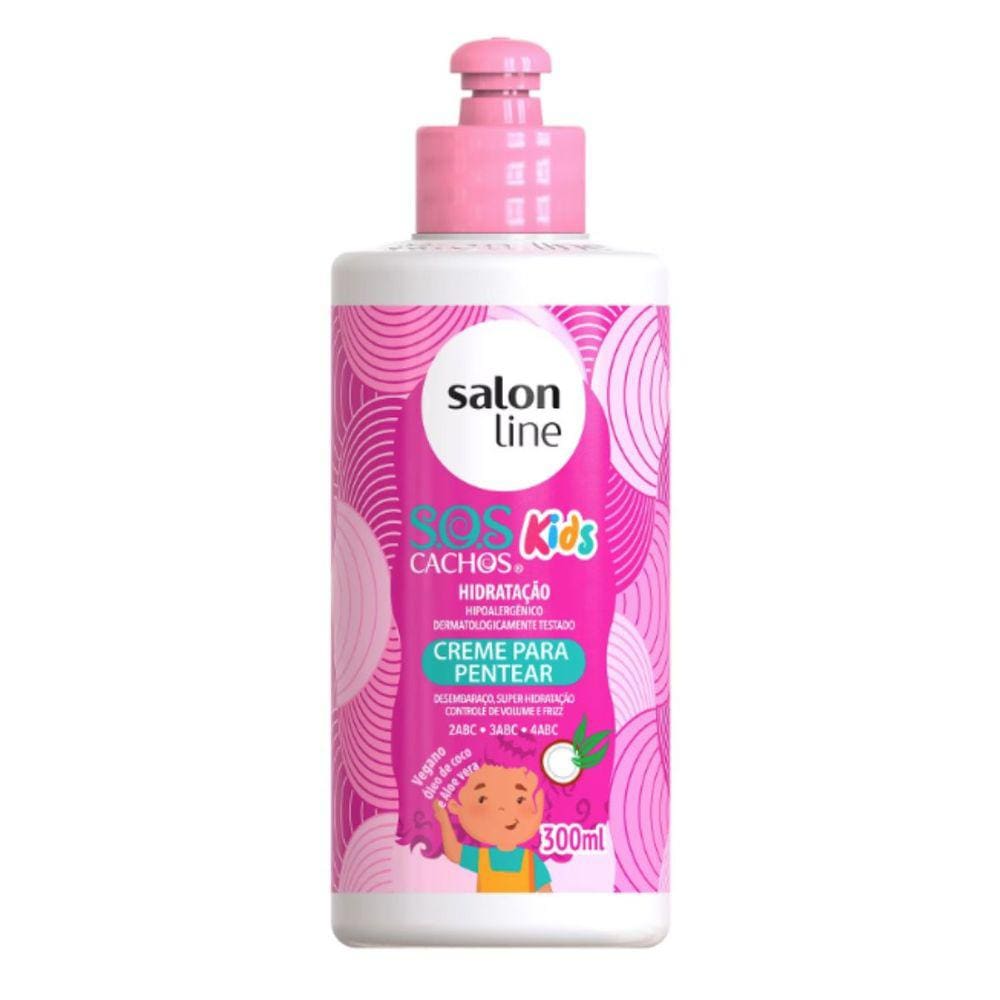 Creme Para Pentear Salon Line Sos Cachos Kids Hidratação 300Ml