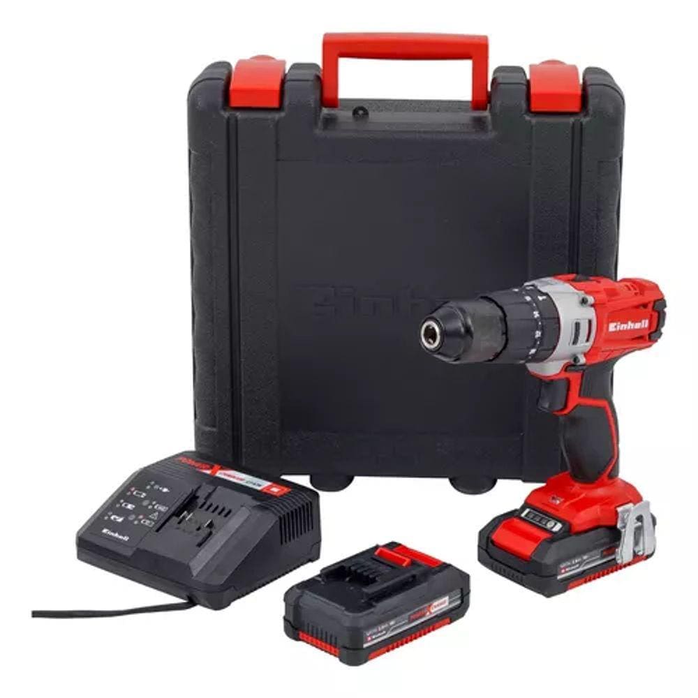Furadeira Parafusadeira Impacto Bateria Carregador - Einhell