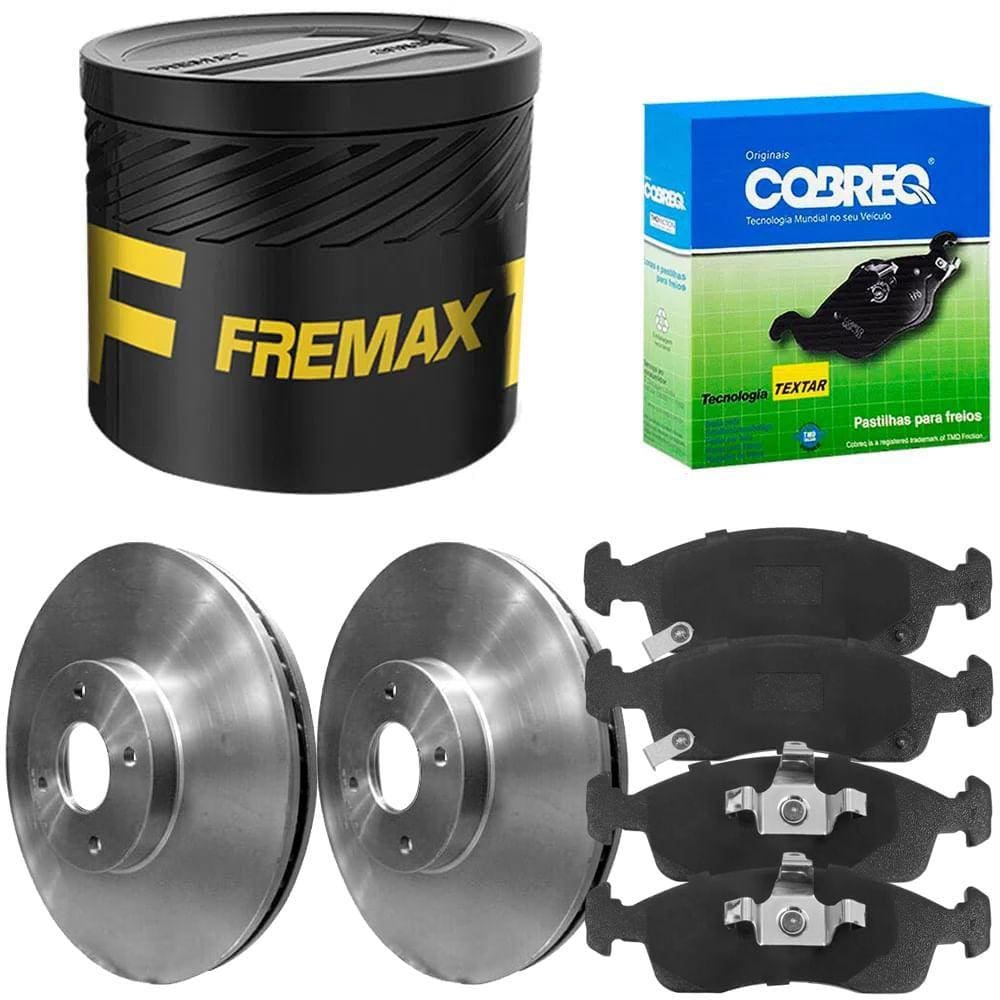 Kit Pastilha Disco Dianteiro Ventilado Cobalt 2017 a 2020 Co
