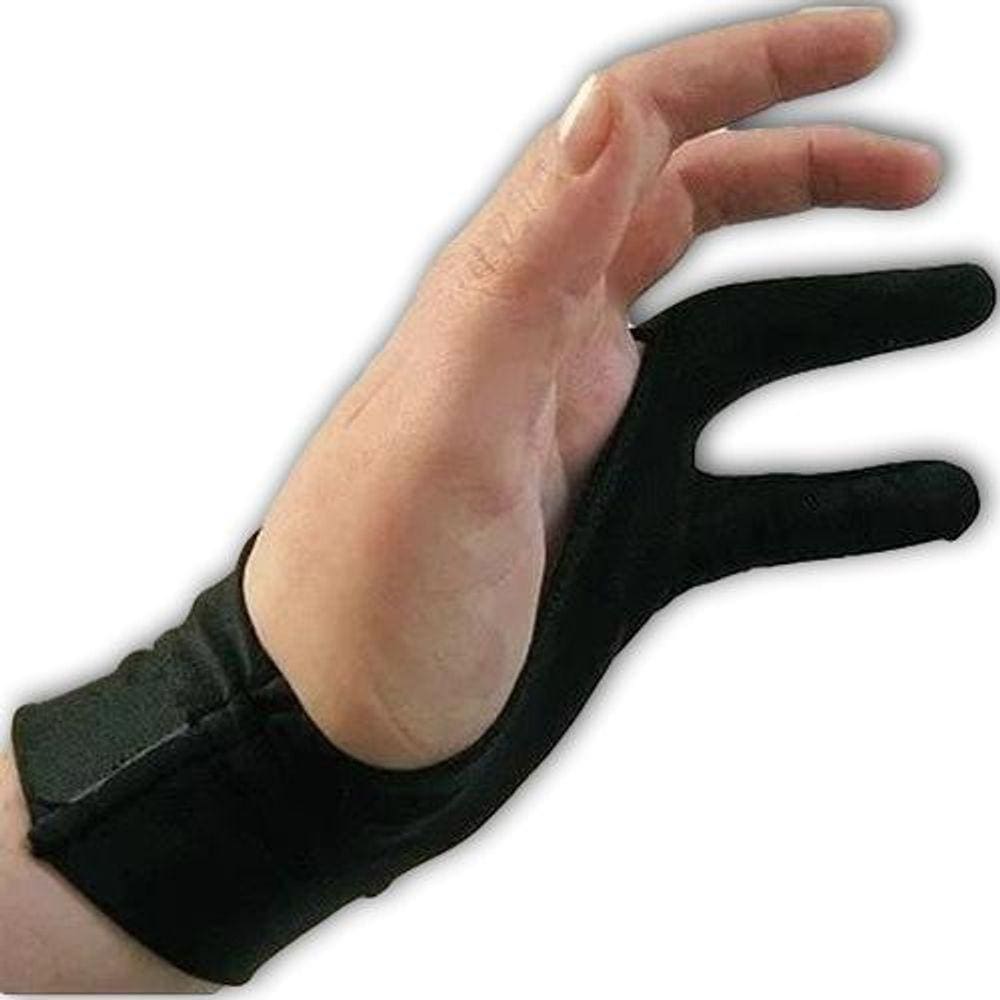 Luva Desenho Profissional Para Tela Touch Screen Lycra 2 Dedos