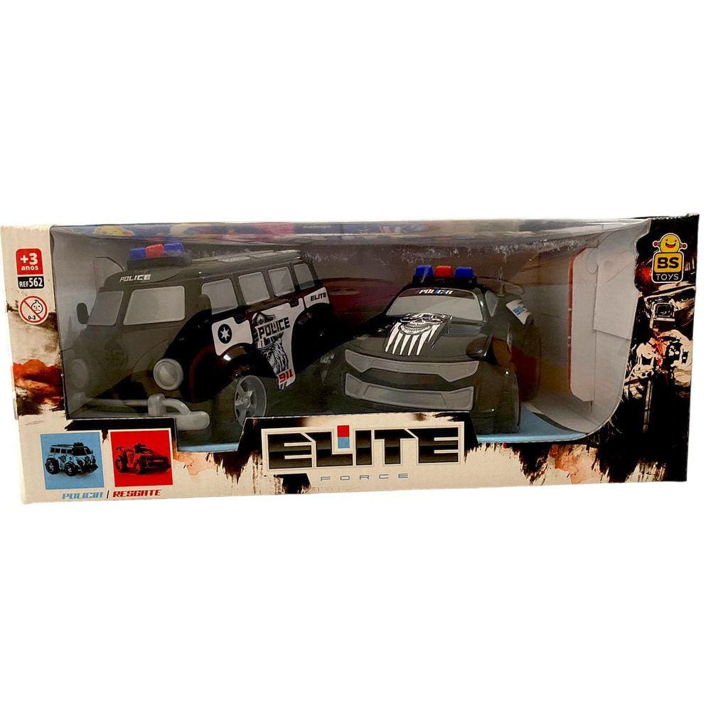 Veiculos - Force Elite Policia e Resgate Preto - 562 BSTOYS
