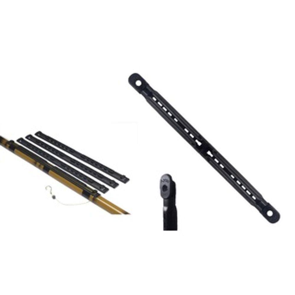Kit 3 Enroladores para Vara Telescópica Apoio - 21 cm cada