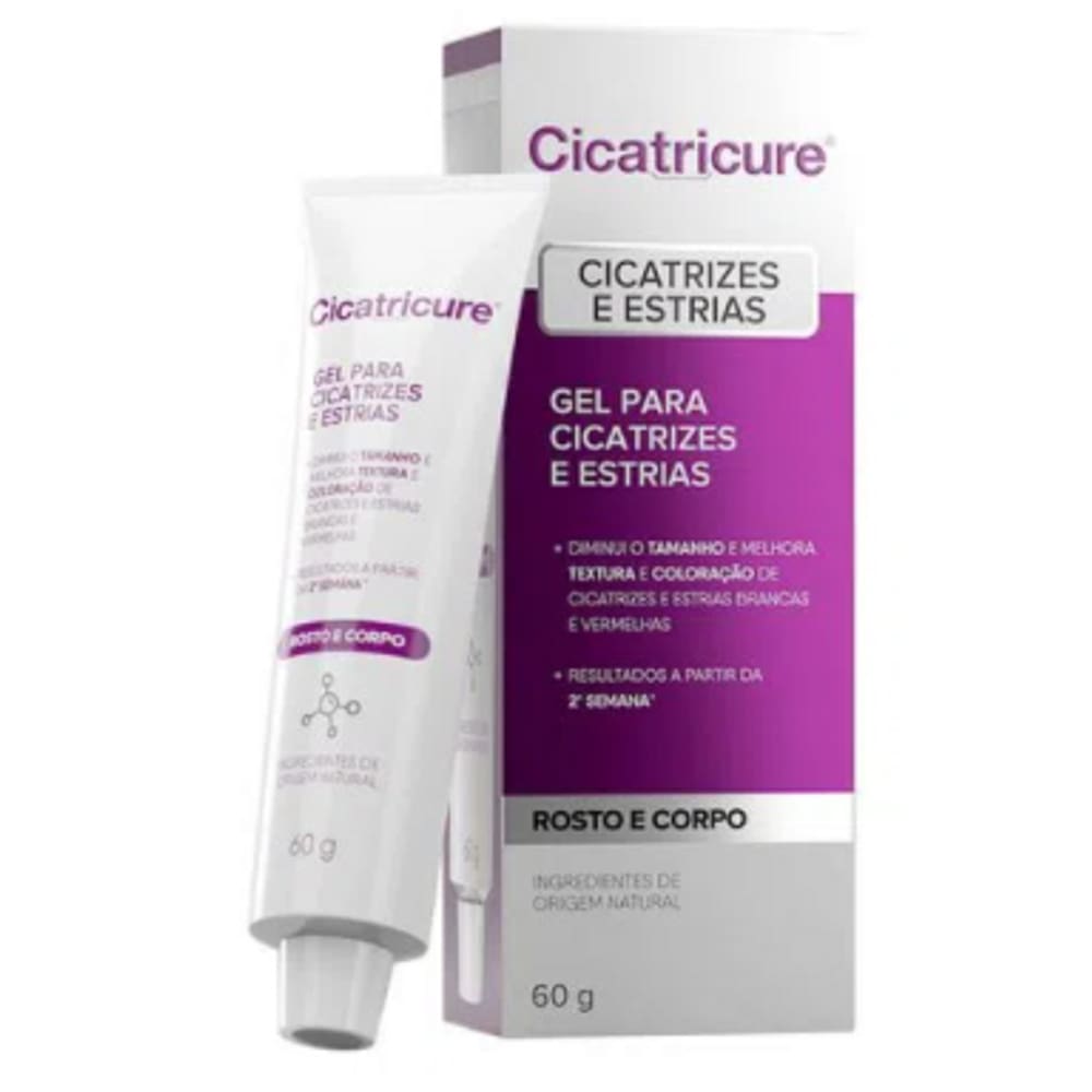 Cicatricure Gel Cicatrizes E Estrias Com 60G