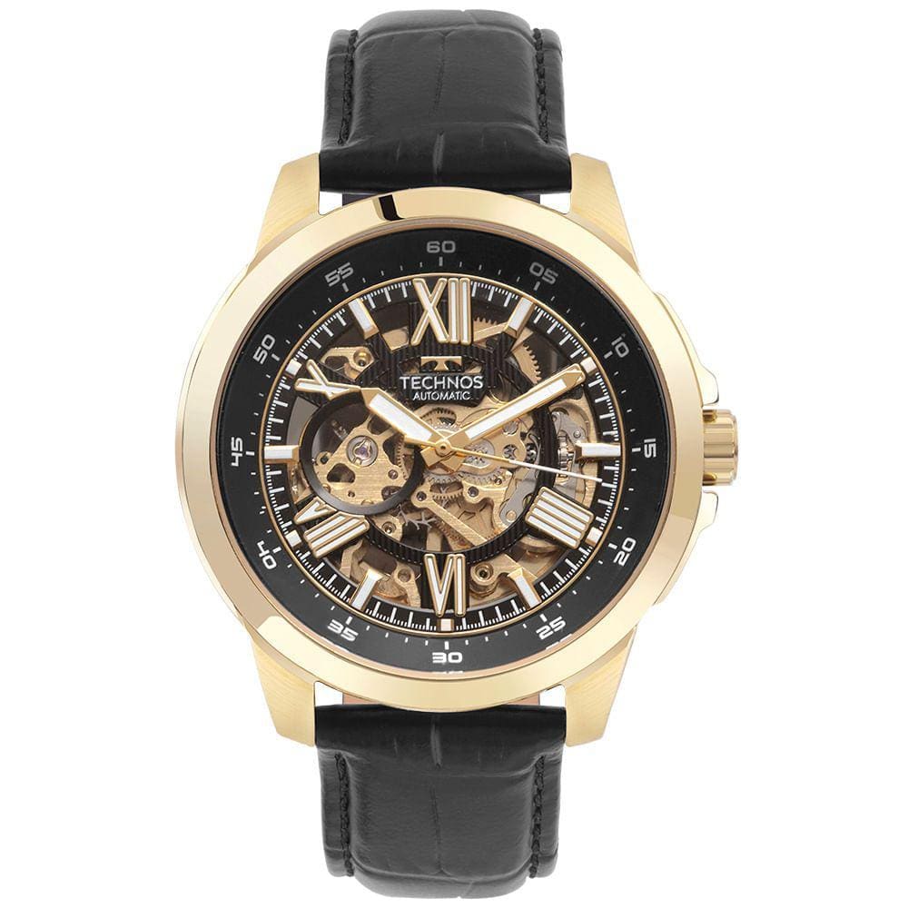 Relógio Technos Masculino Automatic Dourado - G3265AO/0P