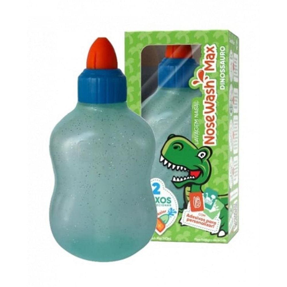 Dispositivo Nosewash Para Lavagem Nasal Dinossauro 240Ml