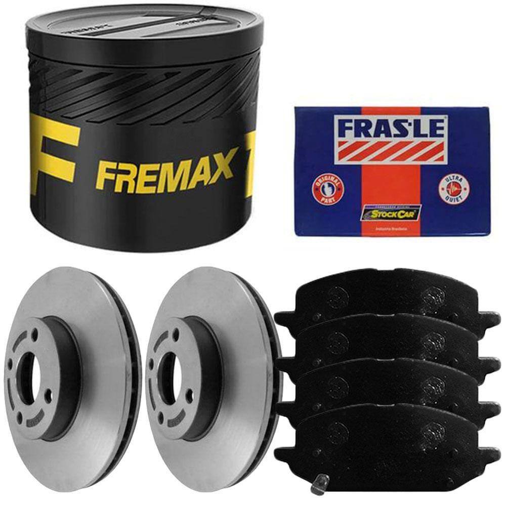 Kit Pastilha Disco Dianteiro Ventilado Onix Plus 1.0 19 a 23