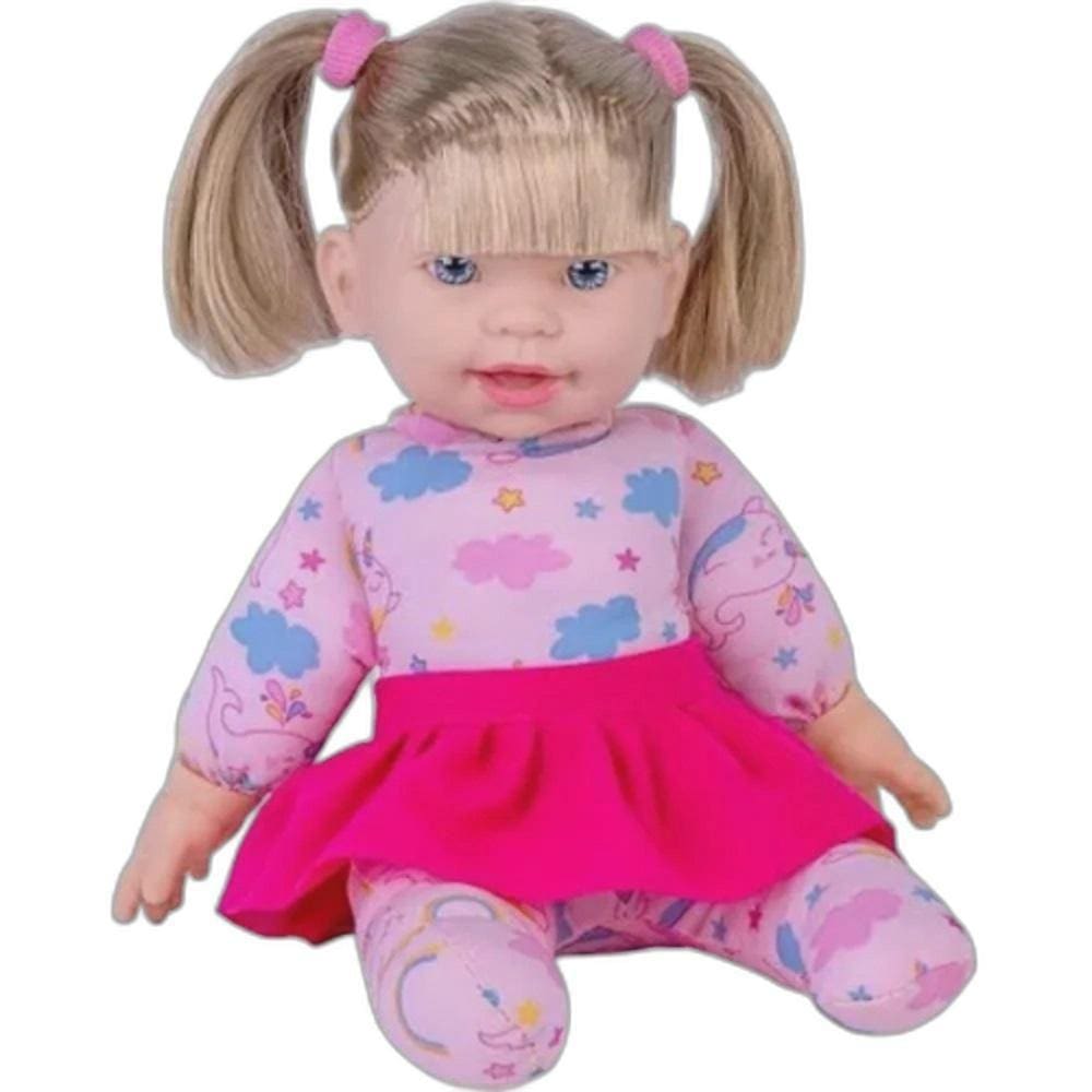 Boneca Baby Fofura Com Cabelo Cotiplas