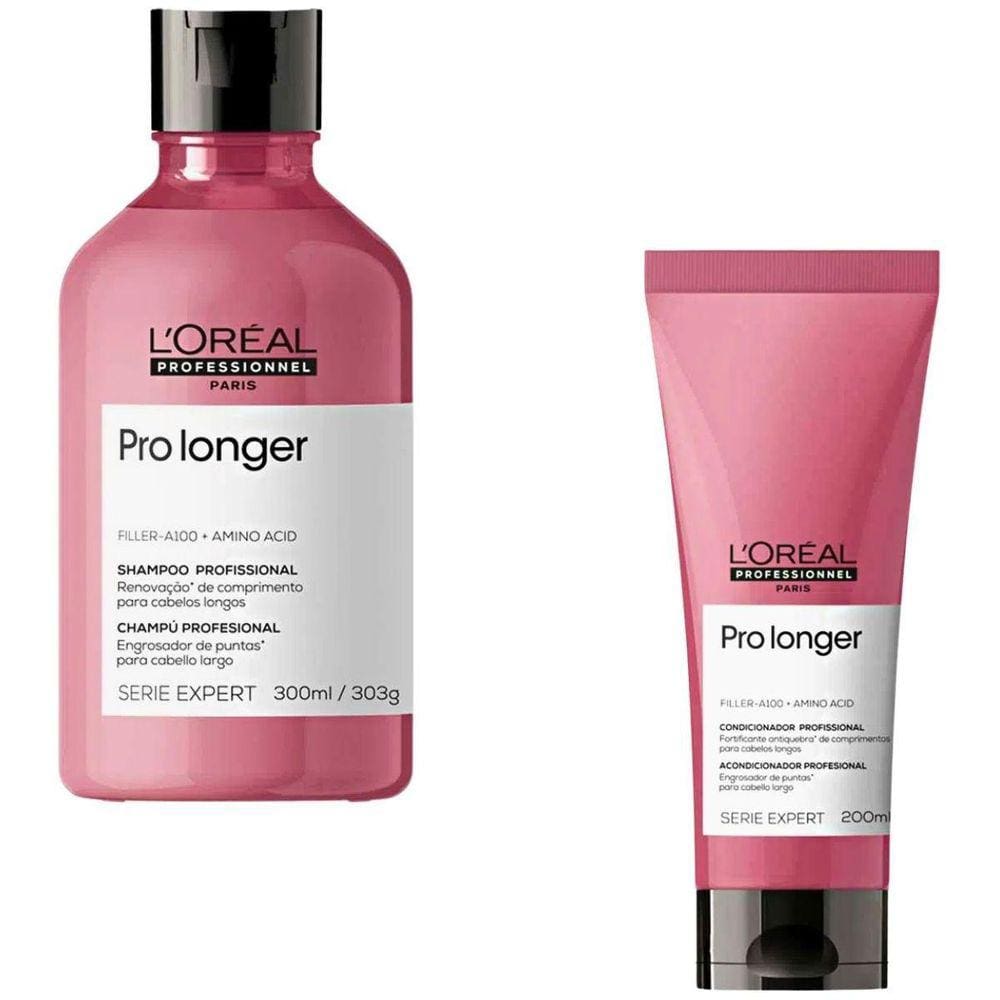 Kit Shampoo 300Ml Condicionador 200Ml Loreal Pro Longer