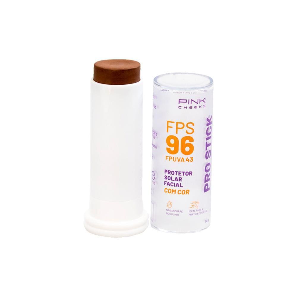 Pink Cheeks Pro Stick FPS 96 FPUVA 43 Pro50 Protetor Solar Facial com Cor 14g