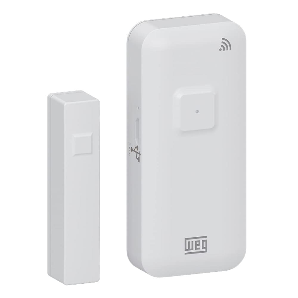 Sensor de Presenca Inteligente P/ PORTA/JANELA WI-FI Notificacao por Smartphone WEG Home