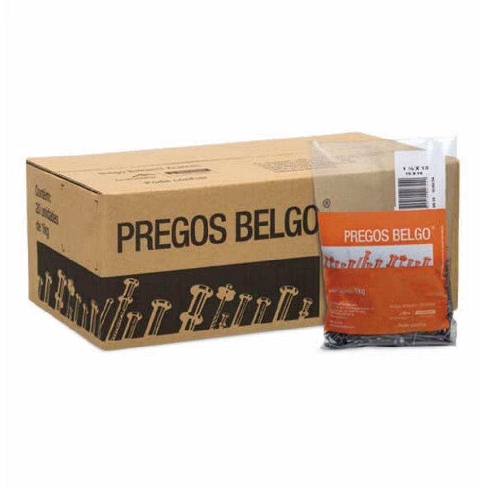 Prego Cabeca Dupla 18X27 20Kg Belgo