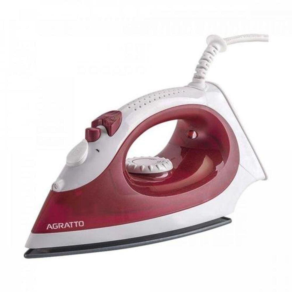 Ferro de Passar Vapor 220V Bravo Cerâmico FC-01 Vermelho Agratto