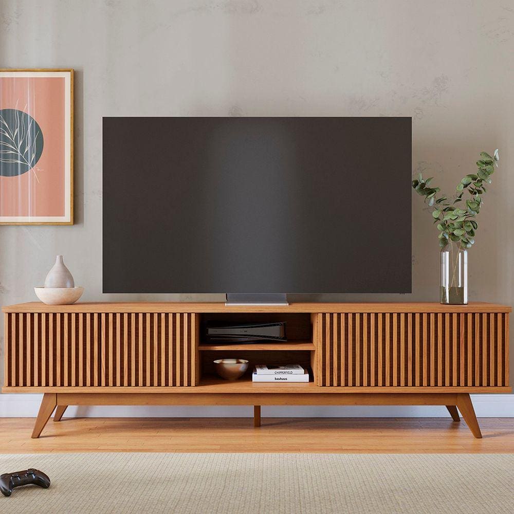 Rack Bancada Fortaleza 4 Portas Freijó