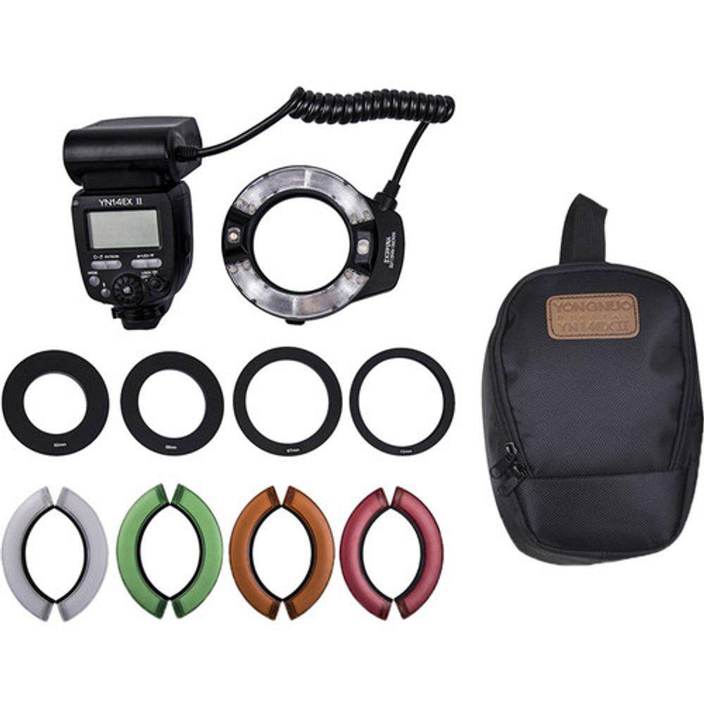 Flash Circular Yongnuo Yn-14Ex Ii Ttl Macro Ring Para Canon