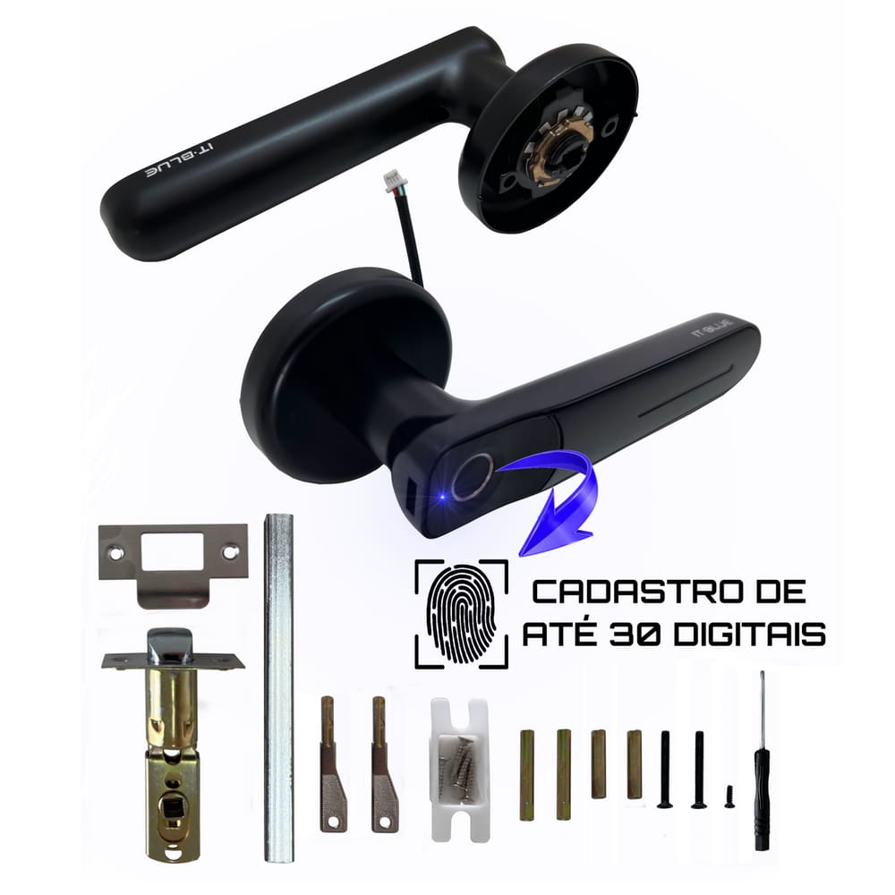 Fechadura Eletrônica Digital Biométrica SC-8994 Segurança em casa