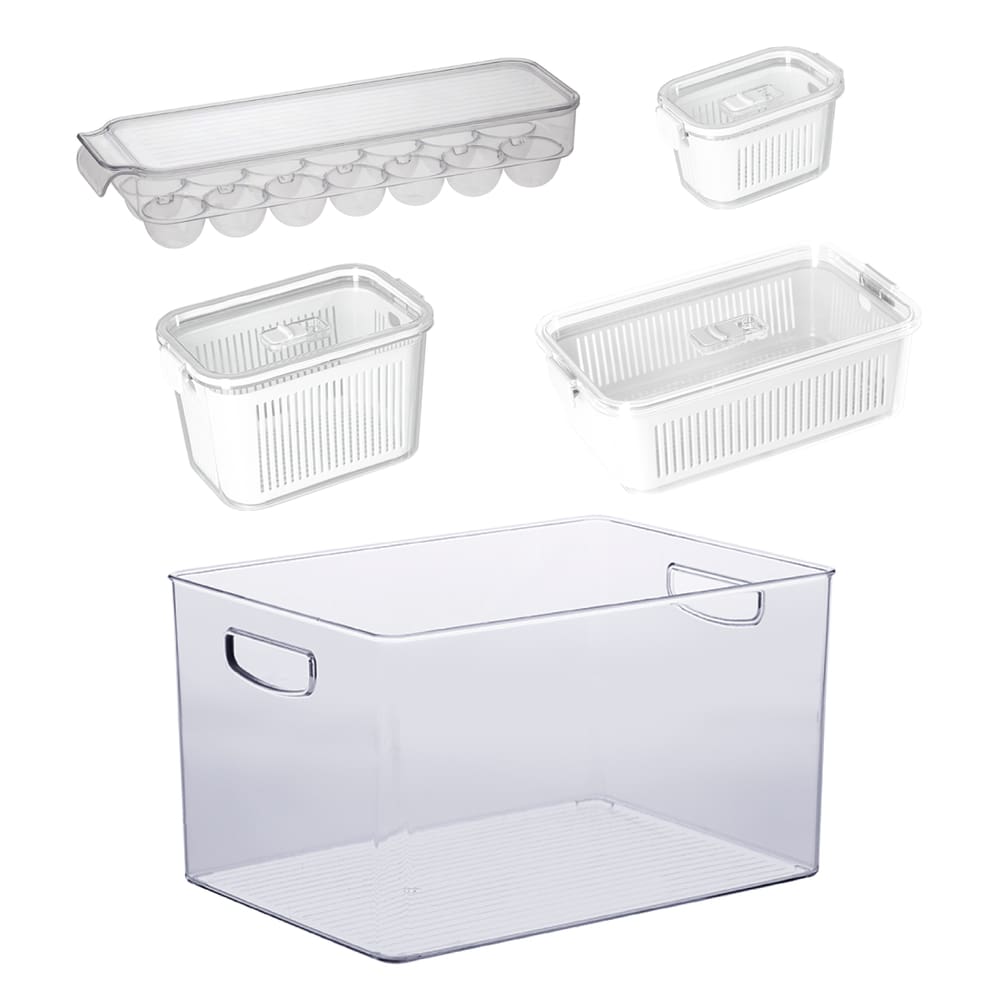 Kit de Organizadores para Geladeira Gelato Plus - 5 pçs