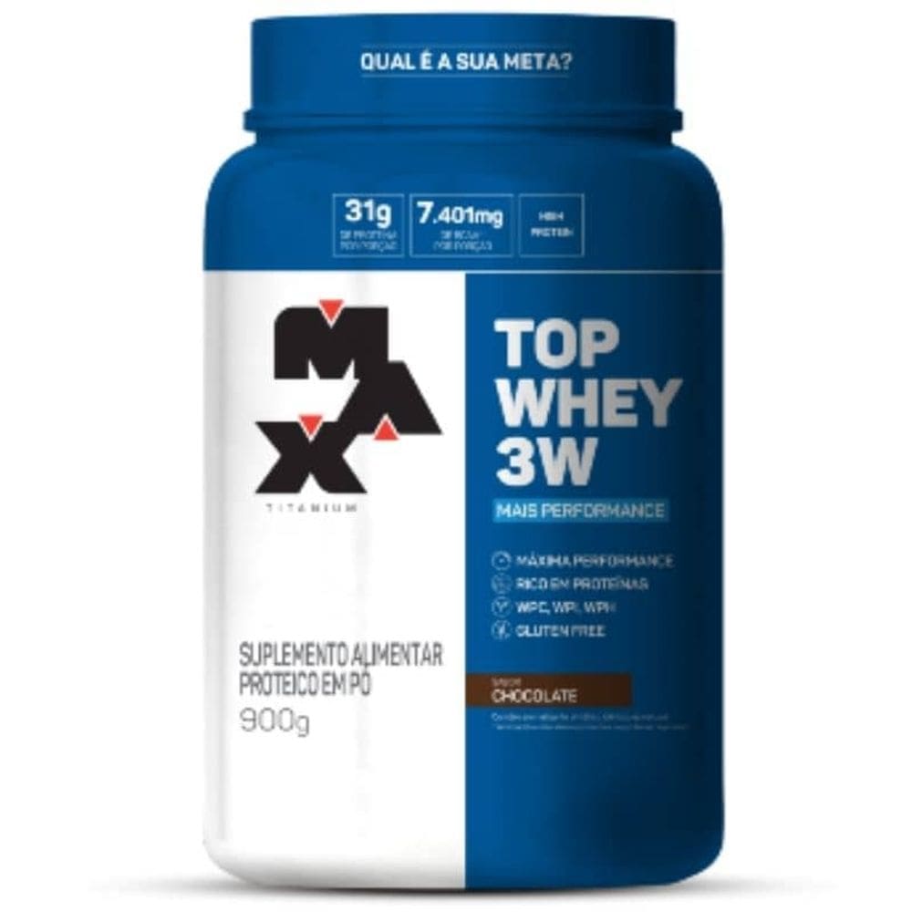 Top Whey 3W Mais Performance (900g) Max Titanium