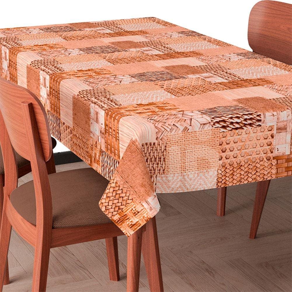Toalha Mesa Plástica Térmica Sisal  8 10 lugares 2,50