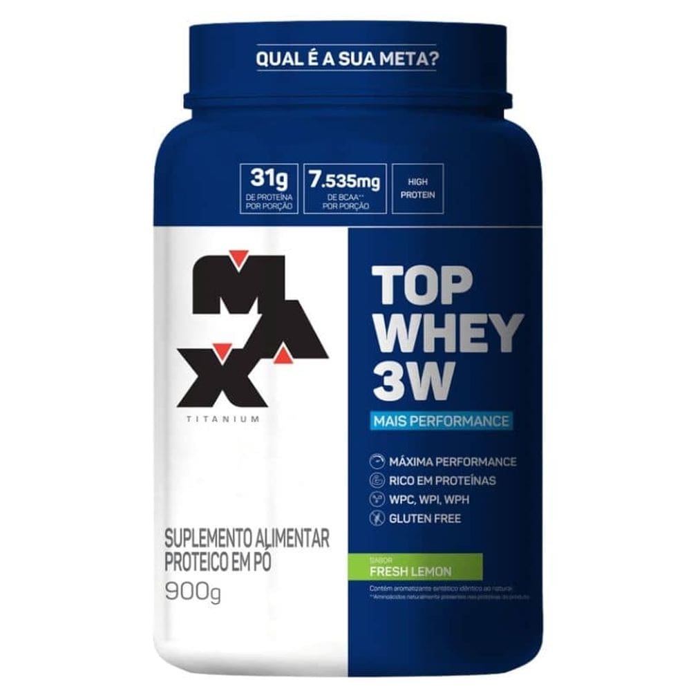 Top Whey 3W Mais Performance (900g) Max Titanium