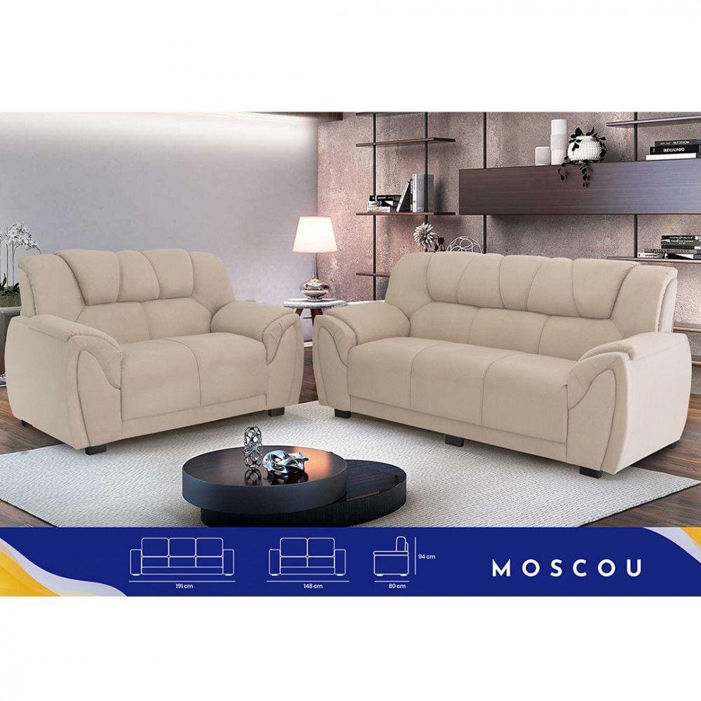 Sofa Parana Moscou 3 E 2 Lugares | Extra