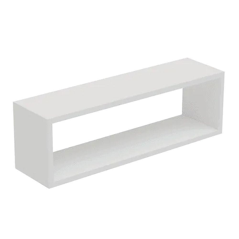 Nicho Retangular Decorativo 70X15X15 Branco Em Mdf