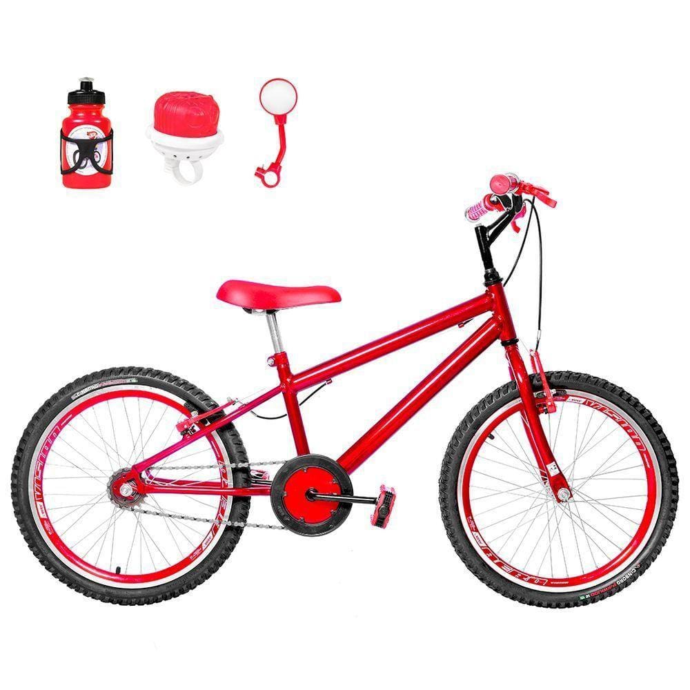 Bicicleta Infantil Aro 20 Aero Vermelha