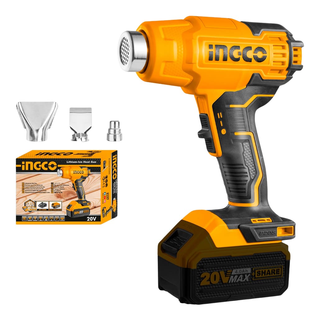 Soprador Térmico Sem Fio Ar Quente À Bateria 20V Bivolt