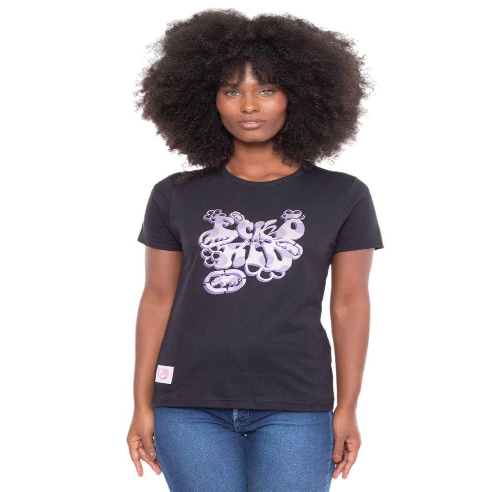 Camiseta Ecko Feminina Neo Preta