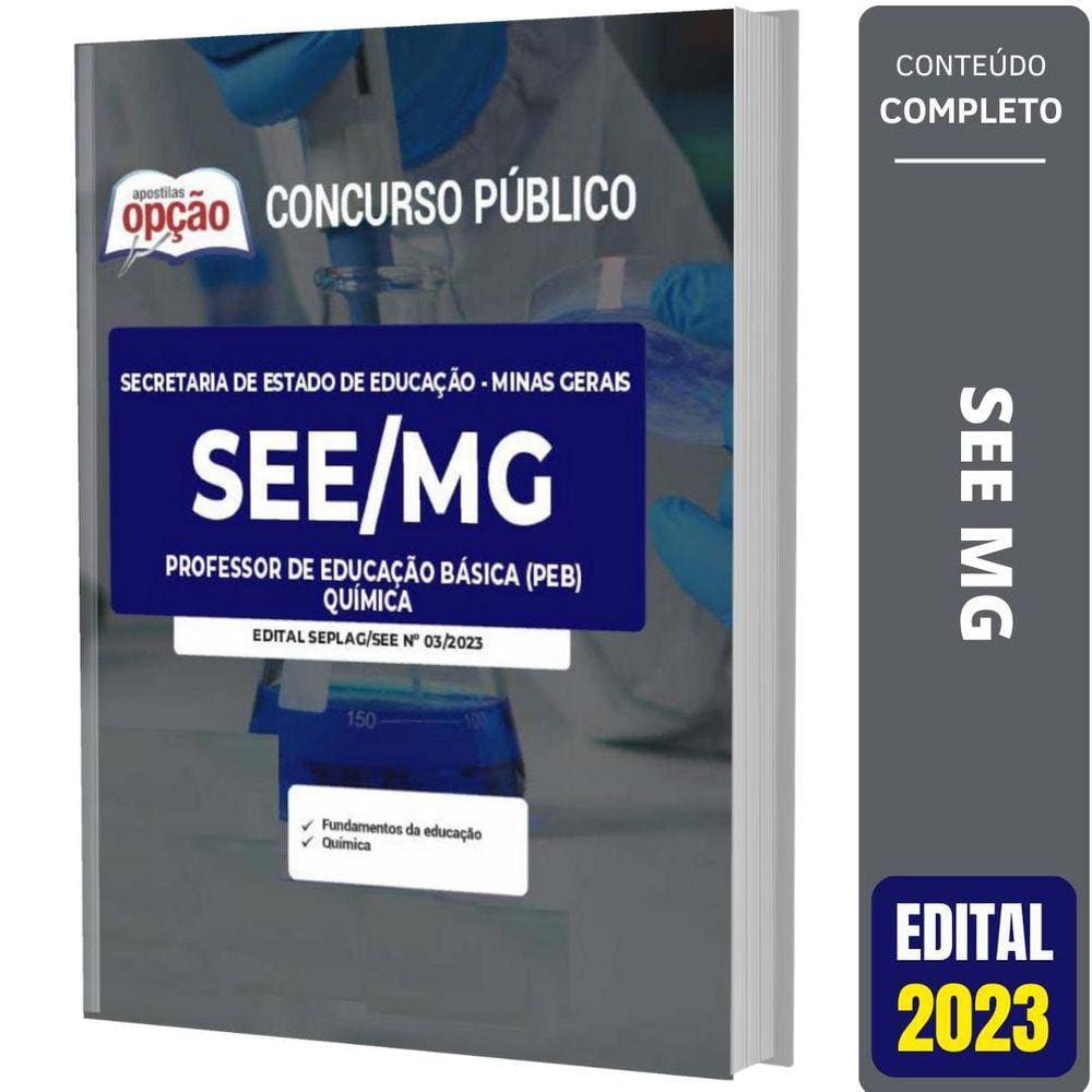 Apostila See Mg - Professor Educação Básica Peb - Química