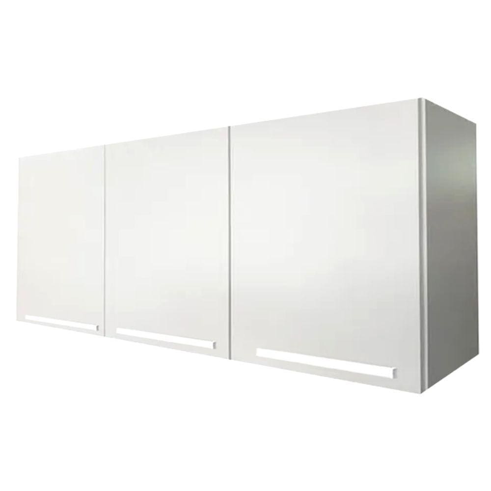 Armário Aéreo 120cm 3 Portas Multiuso Cozinha Suspenso