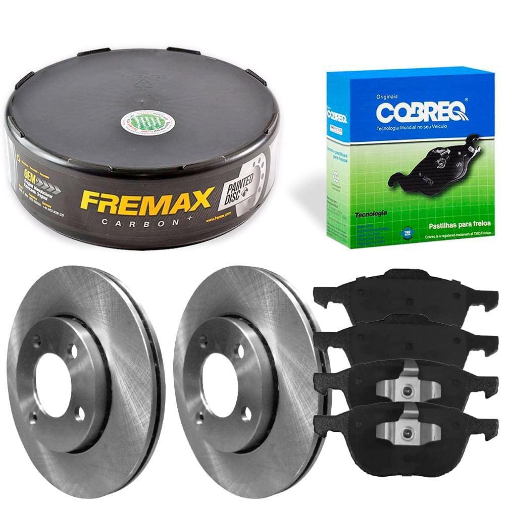 Kit Pastilha Disco Dianteiro Ventilado Ecosport 1.5 12V