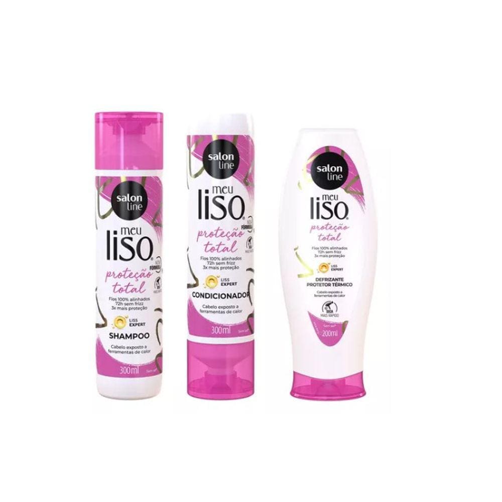 Kit Meu Liso Proteção Total Da Salon Line