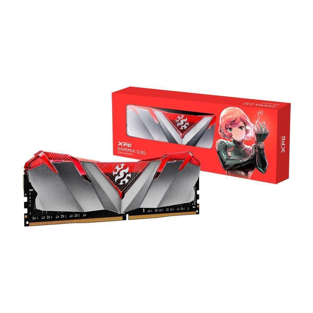 Memória Gamer Xpg Gammix D30, 8gb, Ddr4, 3200mhz, Cl16 - Ax4u32008g16a-sr30