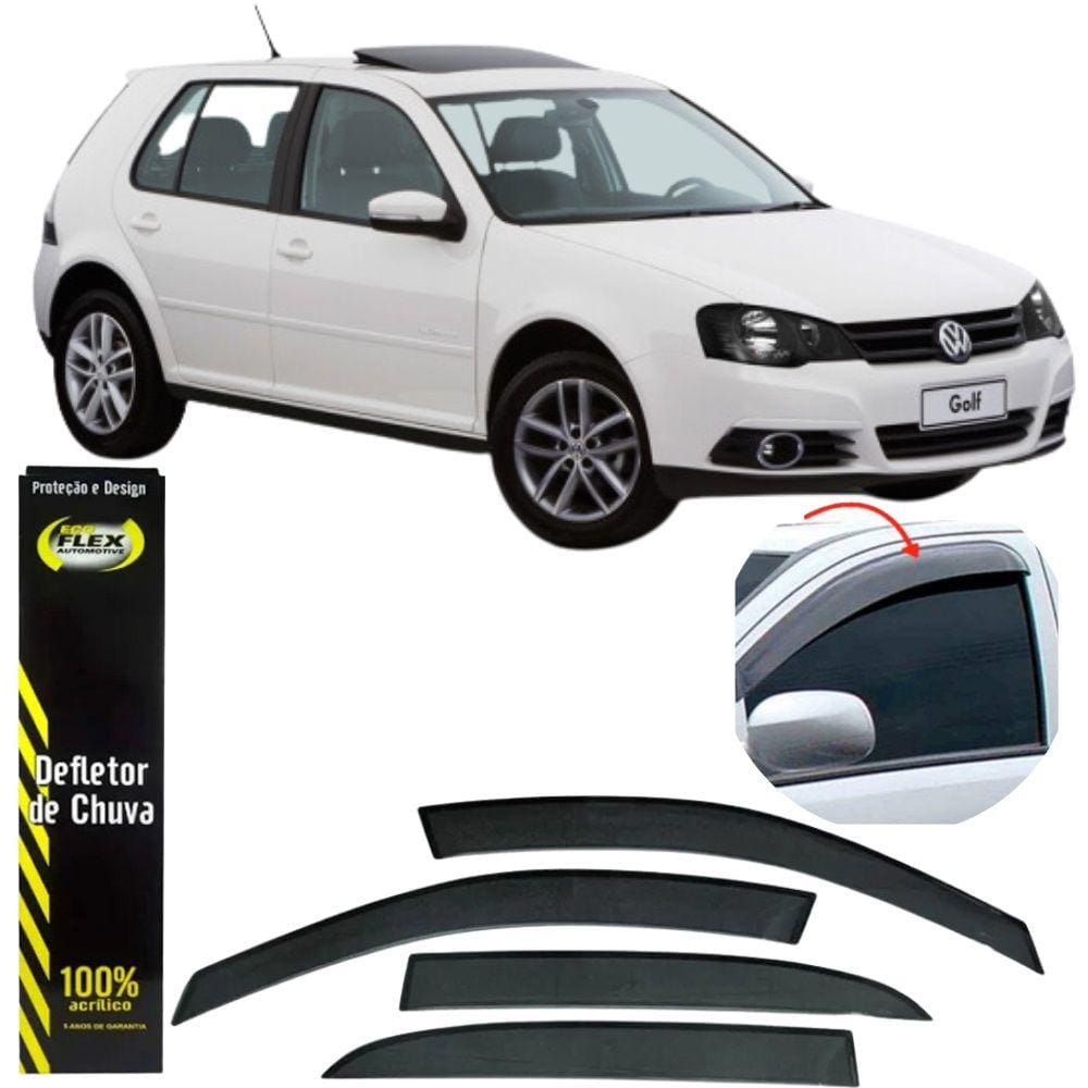 Calha Defletor Chuva Golf 2016 a 2020 4 Portas