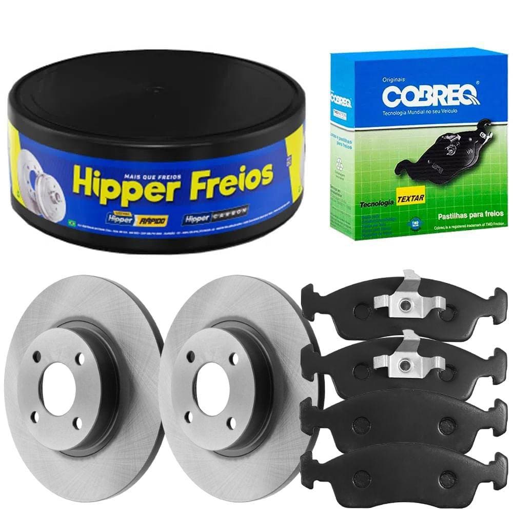 Kit Pastilha Disco Dianteiro Sólido Fiat Argo 1.0 6V 17 a 23