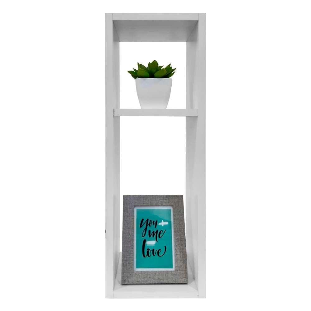 Mesa de Cabeceira Branca Cama Solteiro Quarto Sala 20cm