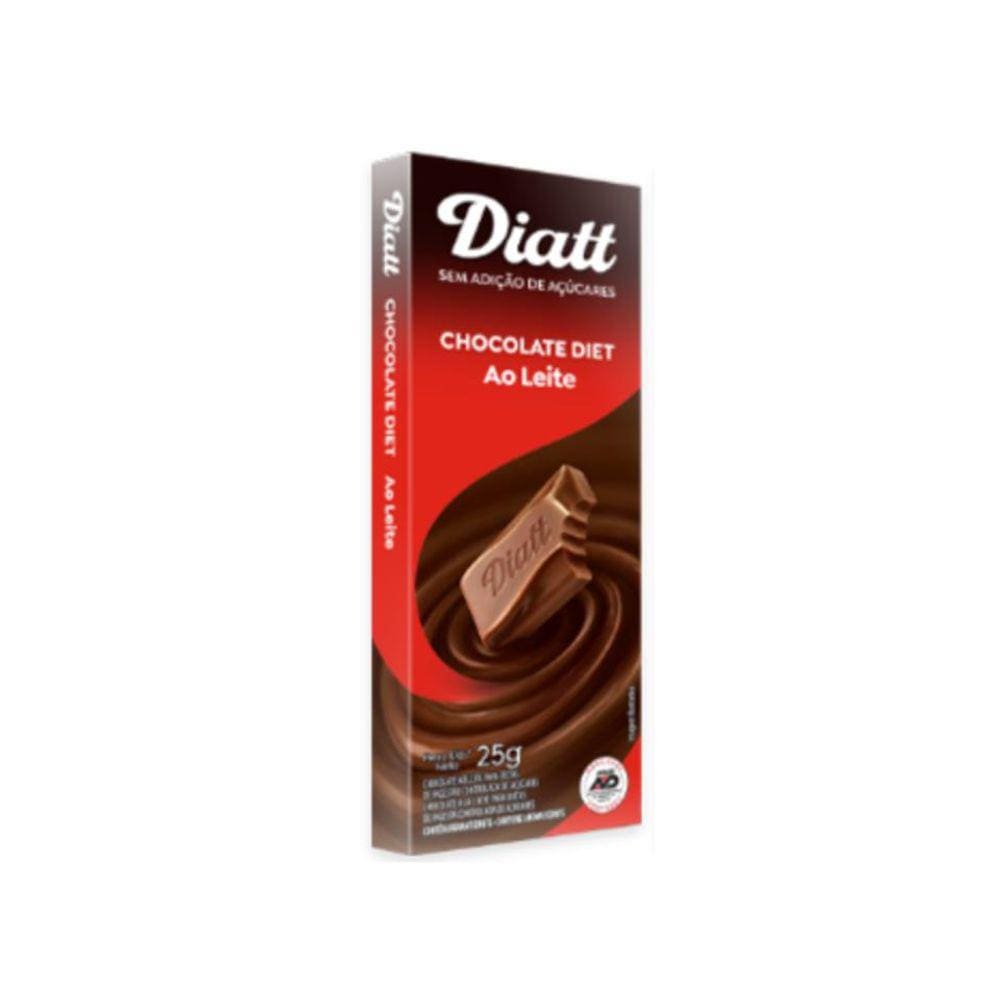 Chocolate Diatt Zero Ao Leite 25g