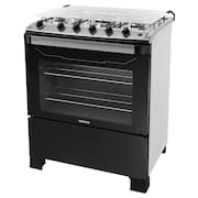 Fogão 5 Bocas a Gás Itatiaia New Dream Tripla Chama e Acendimento Automático Branco/Preto Bivolt