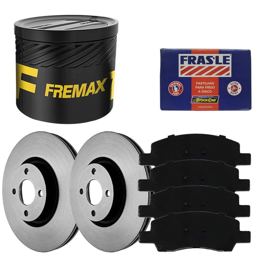 Kit Pastilha Disco Diant Ventilado Fiat Pulse 1.3 21 a 23