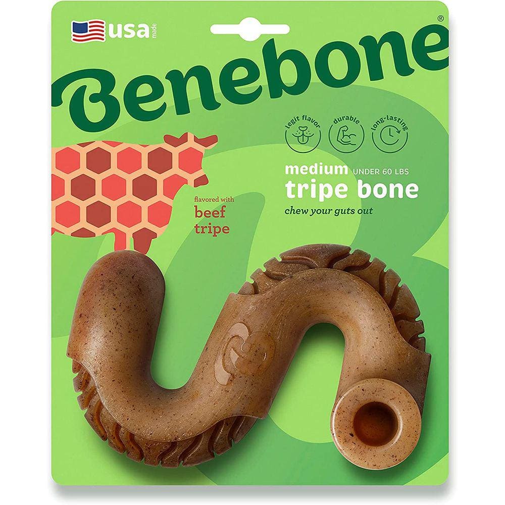 Brinquedo Benebone Tripe Bone Osso de Nylon para Cachorro Grande
