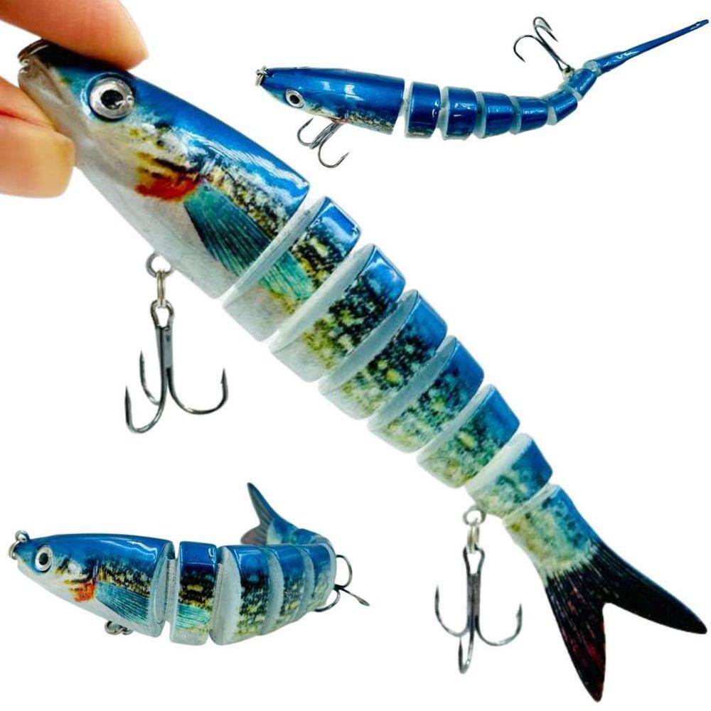Isca Artificial Articulada Tuvira Para Robalo Tucunaré 13.4cm 18g Cor03