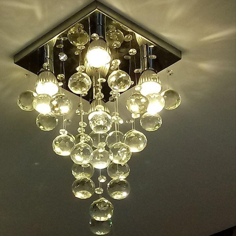 Lustre Chuva De Cristal Para Lavabo, Hall Social