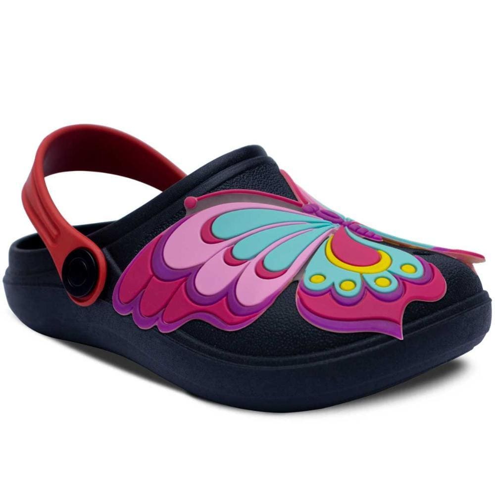 Babuche Feminino Borboleta Nº27ao36 Sandália Infantil 12.101