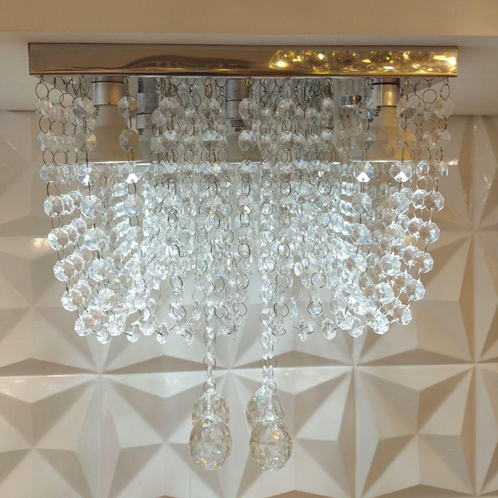LUSTRE BELÍSSIMO Para SALA DE ESTAR JANTAR Com DE 40MM