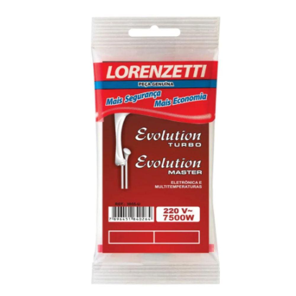 Resistência Ducha Evolution 220V 7500W Lorenzetti