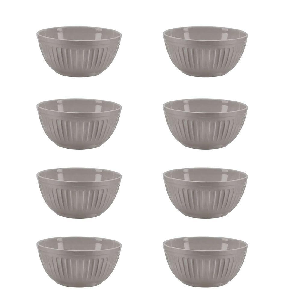 8un Tigela bowl Cumbuca Melamine Plissé 500ml Vasilha caldo